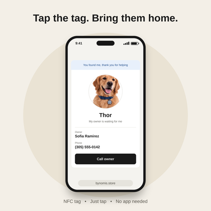 NOMIS NFC SMART COLLAR